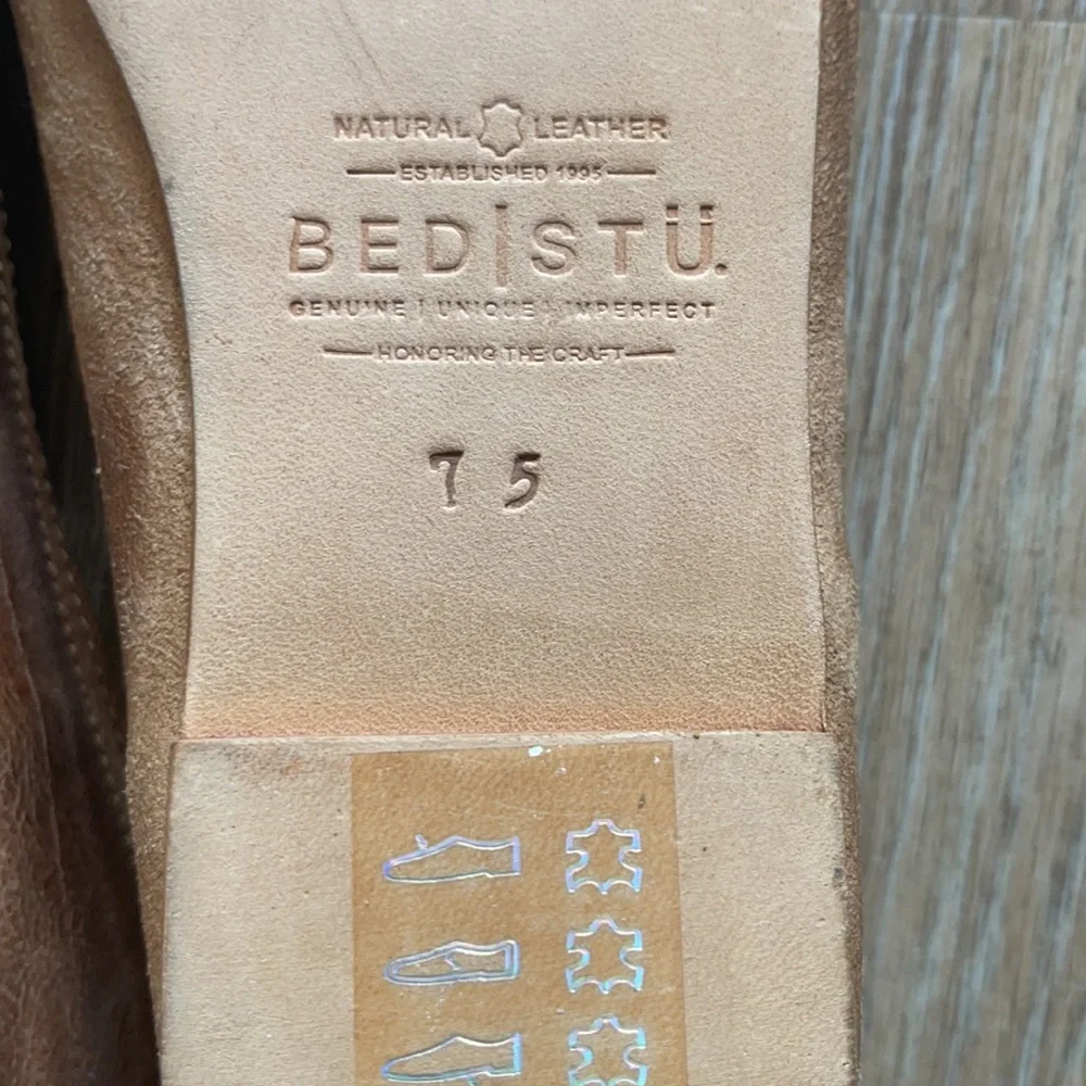 NEW Bed|Stu Leather Slides/Flats Size 7.5 - Picture 5 of 13
